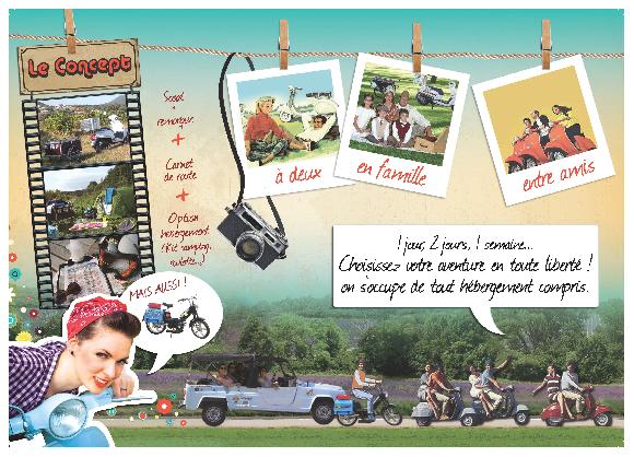 balade à scooter en drôme provençale
